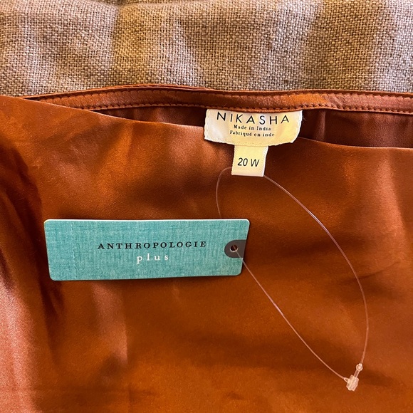 Anthropologie Nikasha Copper Slip Dress - Picture 2 of 6